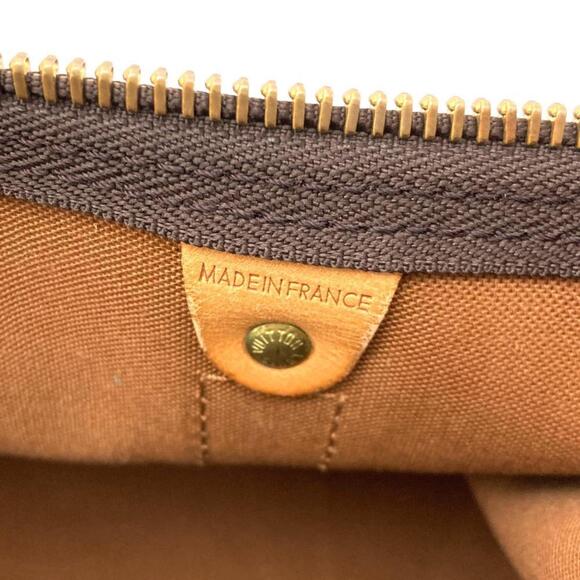 LOUIS VUITTON Authentic Brown Monogram Canvas Keepall 45 Boston Bag - Picture 10 of 10